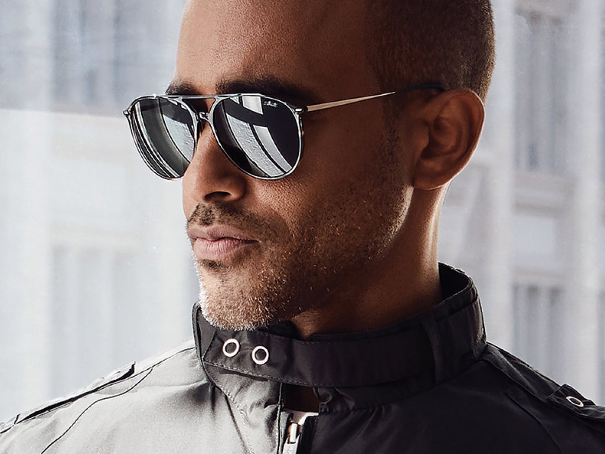 Sunglasses Aviator Gold E5 \u2014 Foto detail